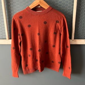 Womens polka dot sweater